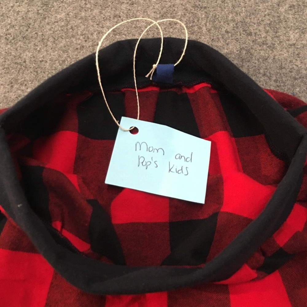 Skirt Flannel Girls M 8 Maxi Red Buffalo Plaid Ruffle Tier Mom and Pop's Kids - Picture 6 of 10